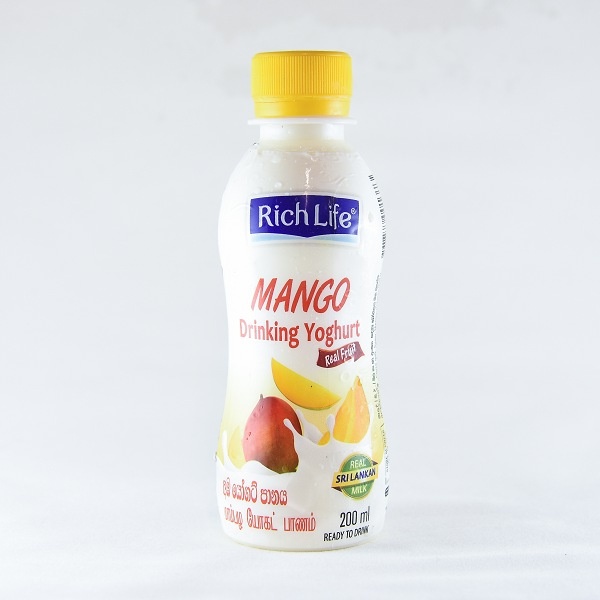 Richlife Mango Drinking Yoghurt 180Ml - RICHLIFE - Yogurt - in Sri Lanka