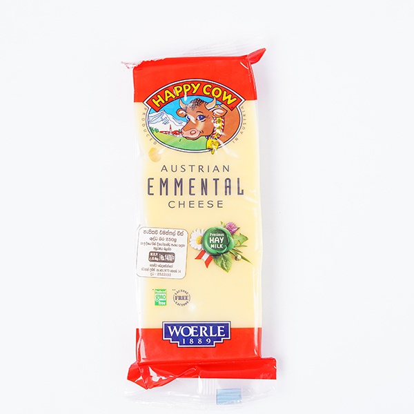 Happy Cow Cheese Emmenthal Block 250G - HAPPY COW - Cheese - in Sri Lanka