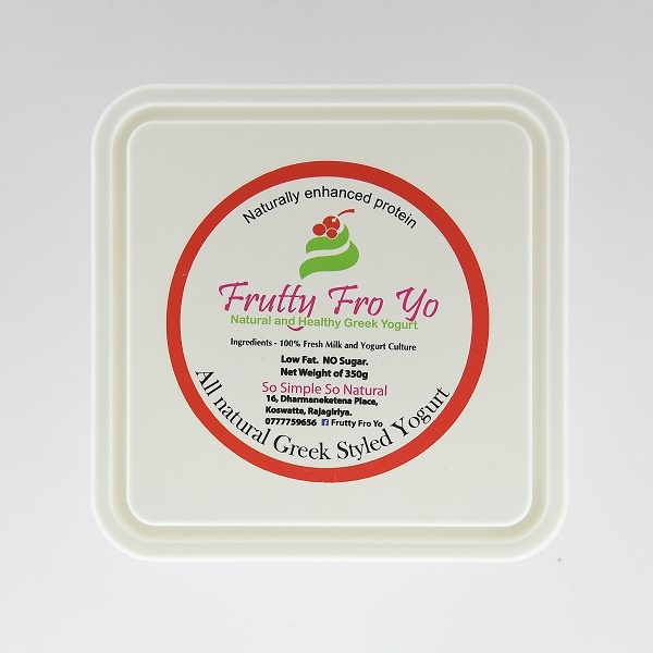 Fruttyfroyo Greek Yoghurt Styled 350G - FRUTTYFROYO - Yogurt - in Sri Lanka