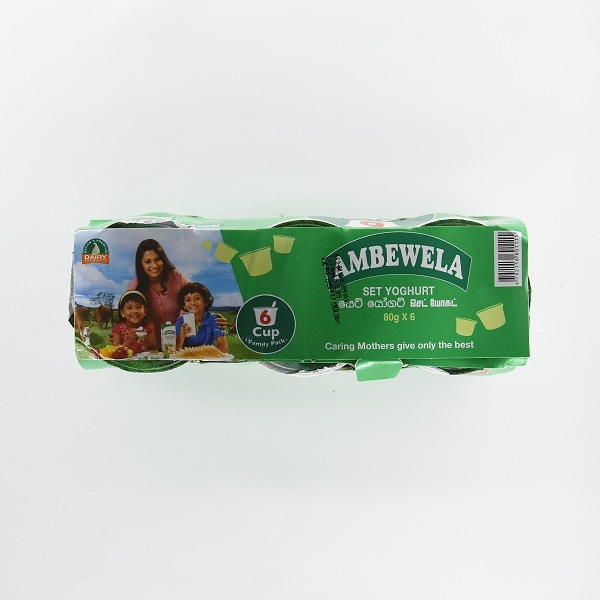 Ambewela Set Yoghurt Family Pack 6X80G - AMBEWELA - Yogurt - in Sri Lanka
