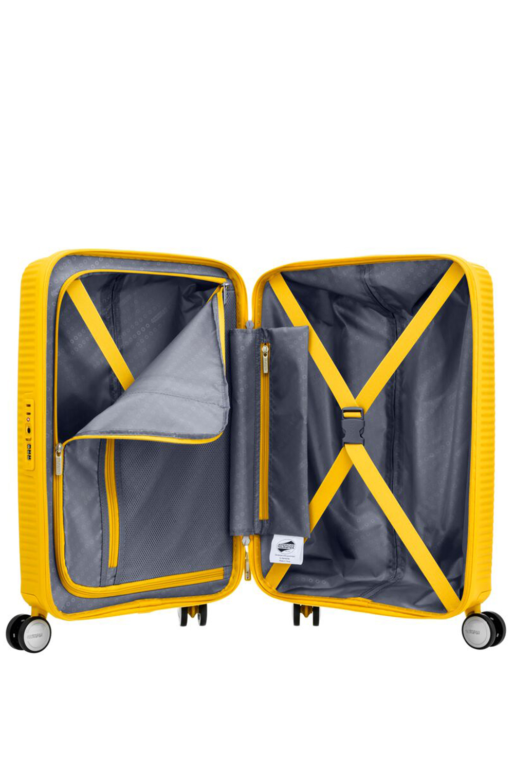 American Tourister Curio Trolley Golden Yellow 55cm - Main Image