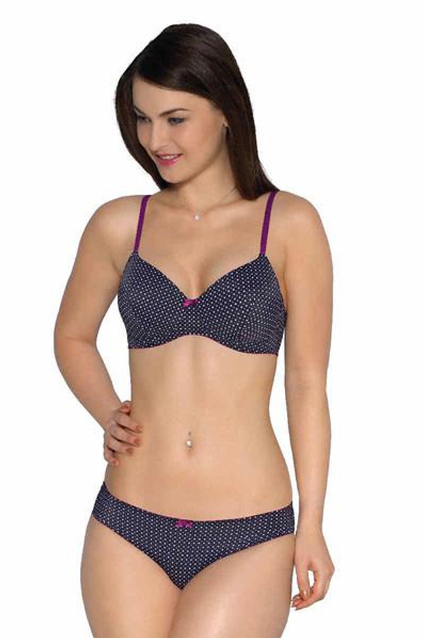 Amante Black Non Wired Padded T-Shirt Bra