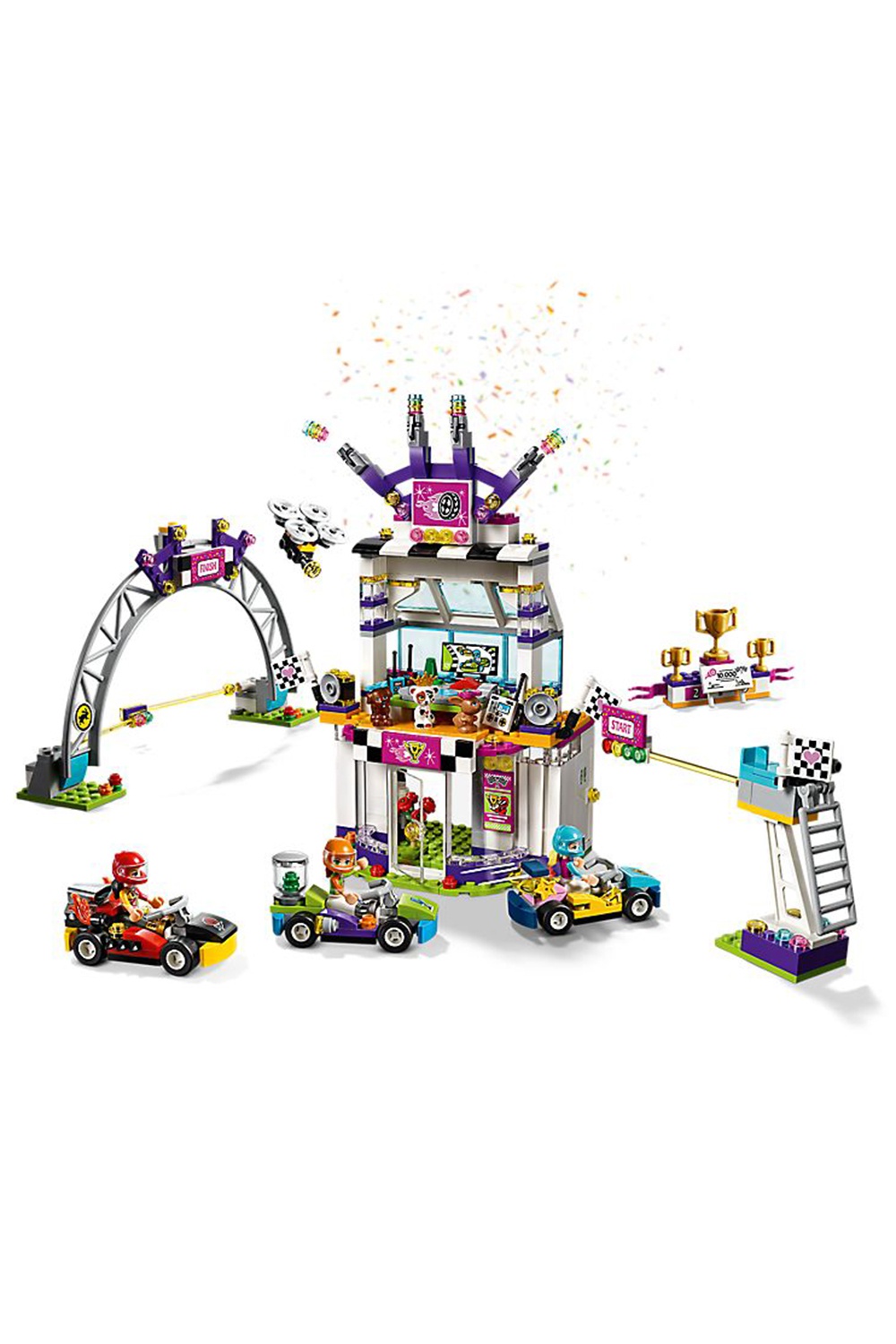 Lego friends heartlake the 2025 big race day kart toy