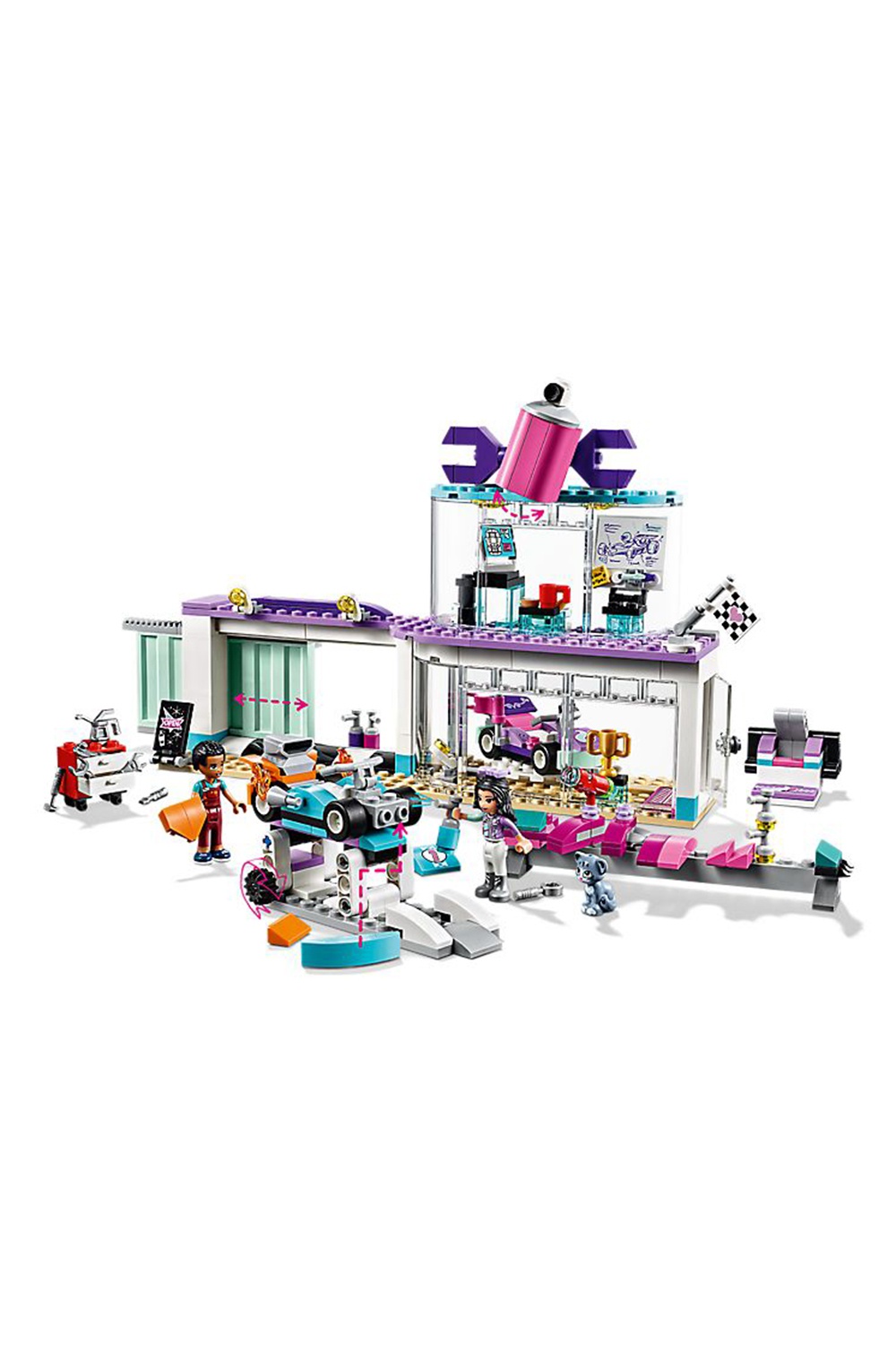 Lego friends tuning store shop