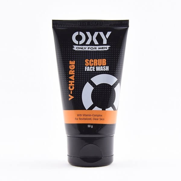 Oxy Face Wash Men V Charge Scrub 50G - in Sri Lanka