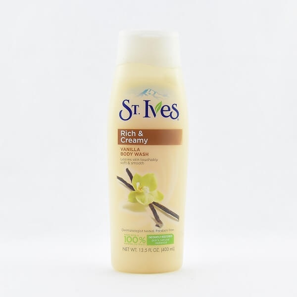 St Ives Body Wash Rich & Cream Vanila 400Ml - in Sri Lanka