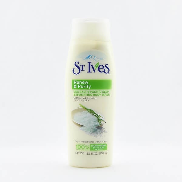 St Ives Body Wash Renew & Purify Sea Salt & Pacific 400Ml - in Sri Lanka