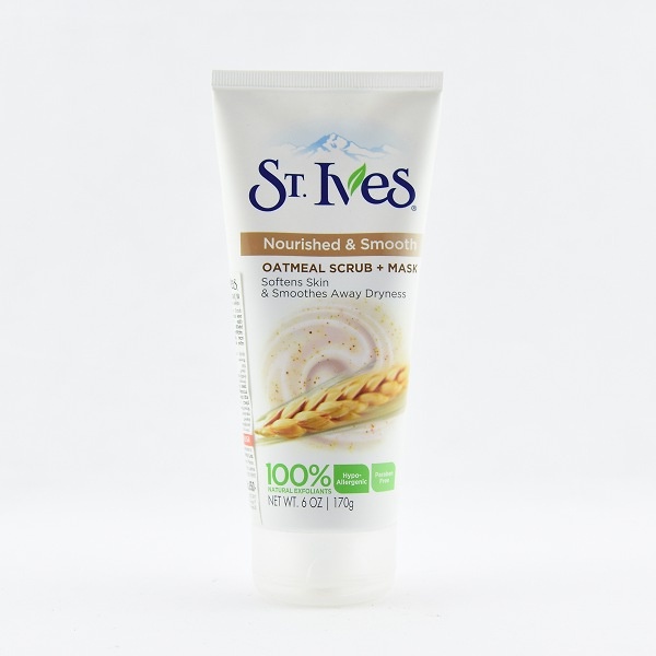 St Ives Face Scrub Oatmeal Nourished & Smooth 170G - ST IVES - Facial Care - in Sri Lanka