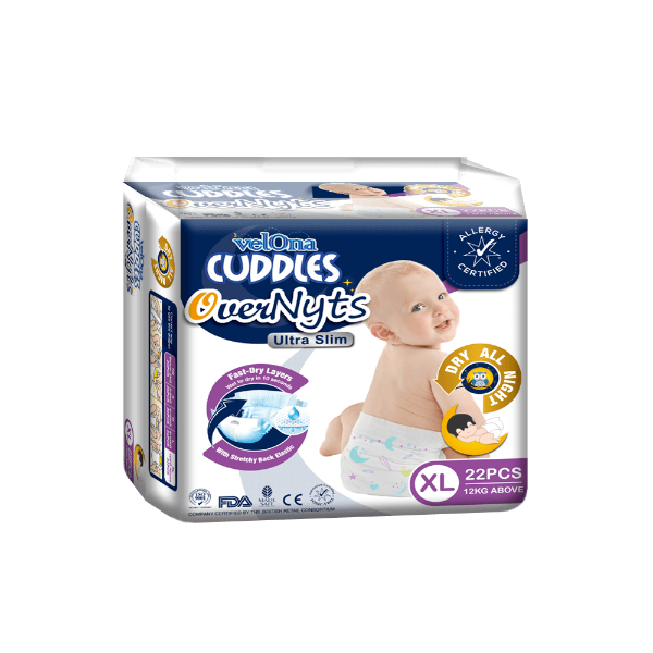 Velona Cuddles Looney Toones Baby Diaper Extra Large 22Pcs - VELONA CUDDLES - Baby Need - in Sri Lanka