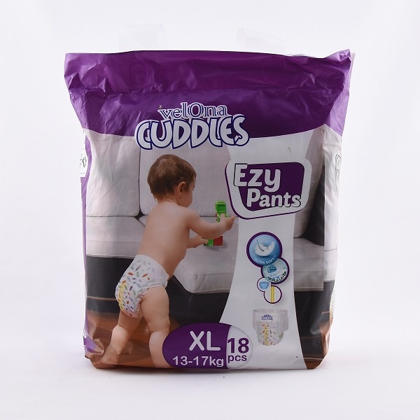 Velona Cuddles Ezy Pant Extra Large 18Pcs - VELONA CUDDLES - Baby Need - in Sri Lanka