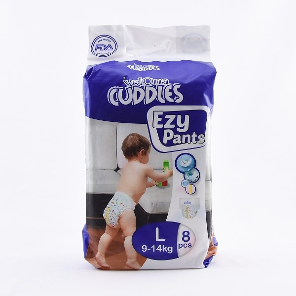 Velona Cuddles Ezy Pantlarge 8Pcs - VELONA CUDDLES - Baby Need - in Sri Lanka
