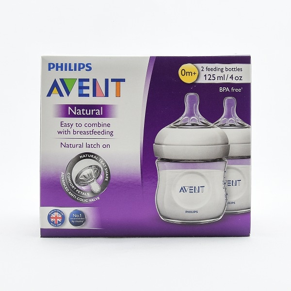 Philips Avent Baby Feeding Bottle Natural 4Oz 0M+ 125Ml - PHILIPS AVENT - Baby Need - in Sri Lanka