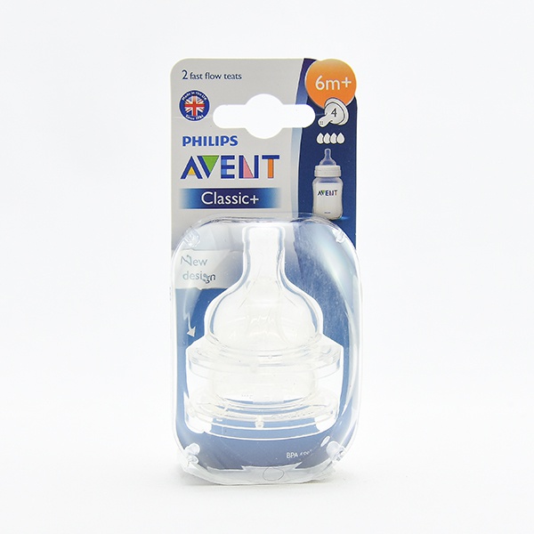 Philips Avent Teats Classic Fast Flow 6M+ - PHILIPS AVENT - Baby Need - in Sri Lanka