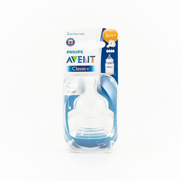 Philips Avent Teats Natural Fast Flow 6M+ - PHILIPS AVENT - Baby Need - in Sri Lanka