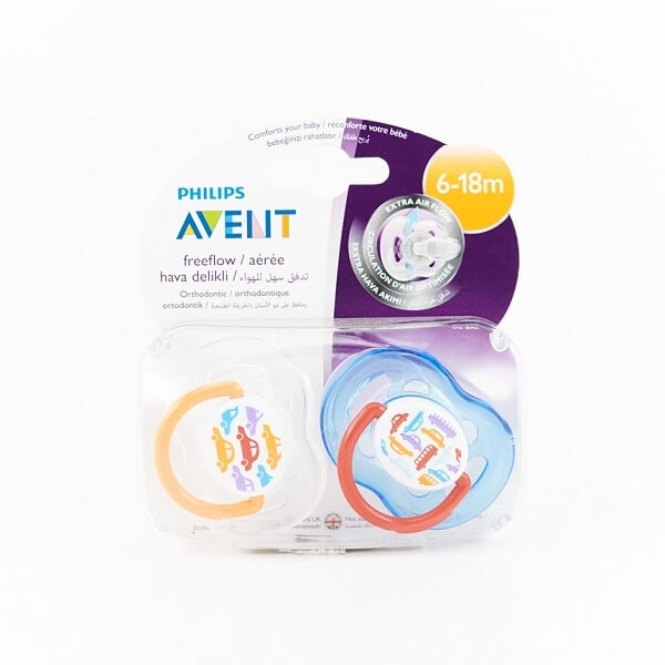 Philips Avent Soother Silicon Freeflow (2) 6-18M - in Sri Lanka
