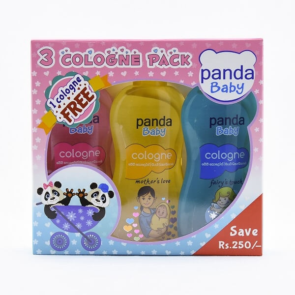 Panda Baby Cologne 3 In Pack - PANDA BABY - Baby Need - in Sri Lanka