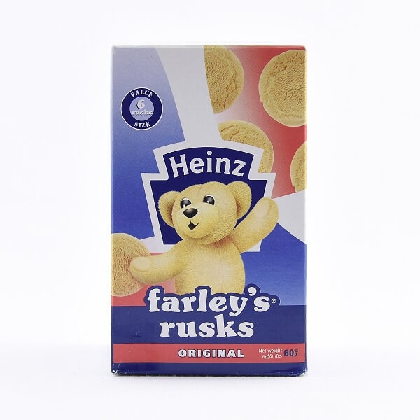 Heinz Farleys Rusk Original 60G - FARLEYS - Baby Food - in Sri Lanka