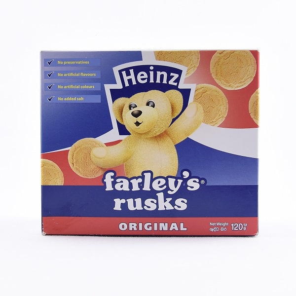 Heinz Farleys Rusk Original 120G - FARLEYS - Baby Food - in Sri Lanka