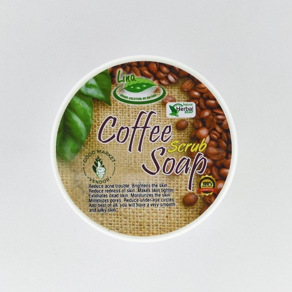Lina Scrub Soap Coffee 90G - LINA - Body Cleansing - in Sri Lanka