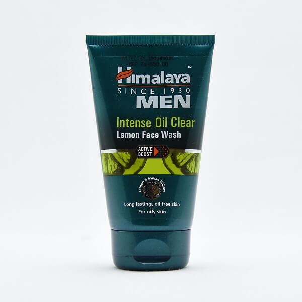 Himalaya Men Face Wash Intense Oil Clear Lemon 100Ml - HIMALAYA - Toiletries Men - in Sri Lanka