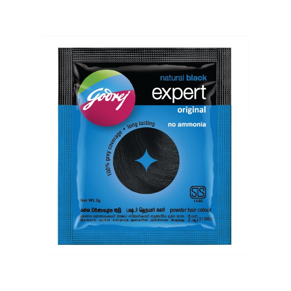 Godrej Expert Powder Natural Black Hair 5G - GODREJ EXPERT - Hair Care - in Sri Lanka
