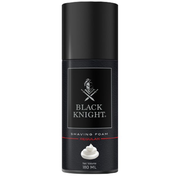 Black Knight Shaving Foam Regular 180Ml - BLACK KNIGHT - Toiletries Men - in Sri Lanka