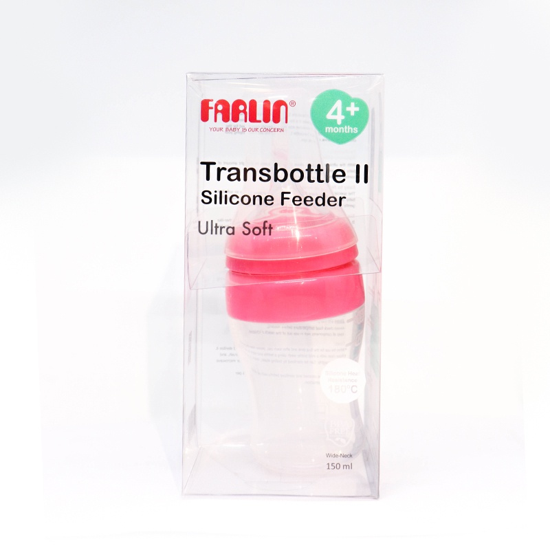 Farlin Transbottle Silicone Feeder Ultra Soft 4+ Months 150Ml - FARLIN - Baby Need - in Sri Lanka