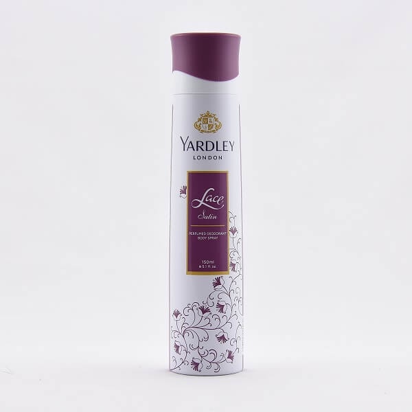 Yardley Body Spray Satin 150Ml - YARDLEY - Female Fragrances - in Sri Lanka