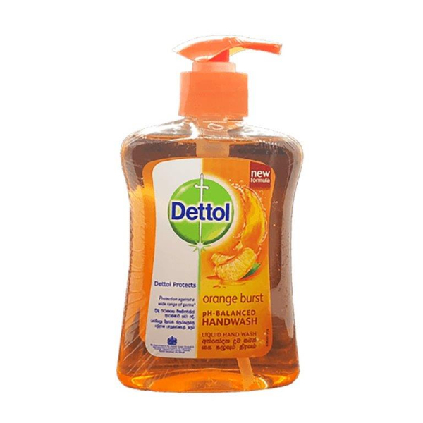 Dettol Hand Wash Orange Burst 200Ml - DETTOL - Body Cleansing - in Sri Lanka