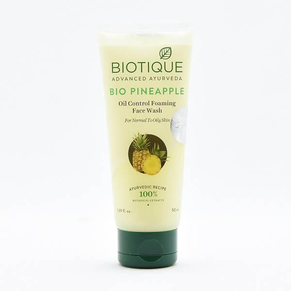 Biotique Face Wash For Oily Skin Bio Pineapple 50Ml - BIOTIQUE - Facial Care - in Sri Lanka