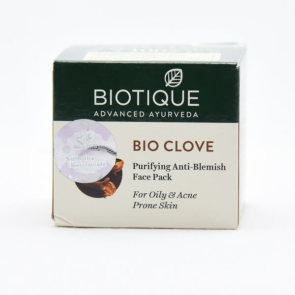 Biotique Face Pack For Oily/Pimple Bio Clove Pack 75Gms - in Sri Lanka