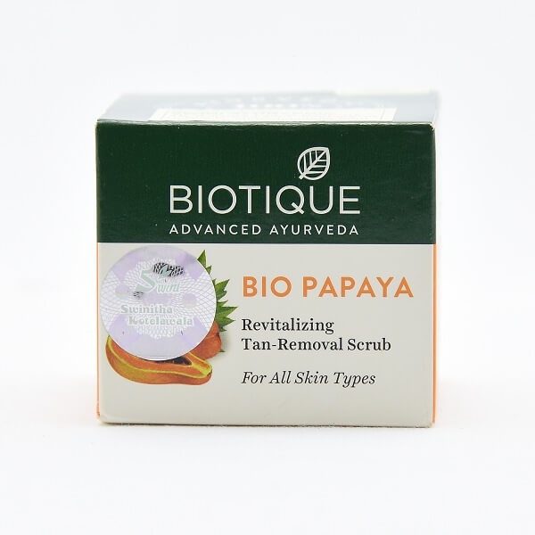 Biotique Face Scrub For All Skin Type Bio Papaya 75Gms - in Sri Lanka