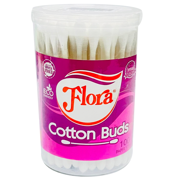 Flora Cotton Buds 100Pcs - FLORA - Baby Need - in Sri Lanka