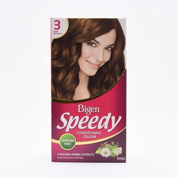 Bigen Lady Speedy Hair Color Ammonia Free Warm Chestnut 3 - BIGEN - Hair Care - in Sri Lanka