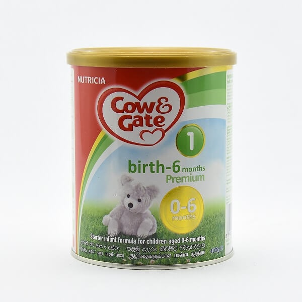 Cow & Gate Milk Powder Premium 0-6 Months 400G - COW & GATE - Baby Food - in Sri Lanka