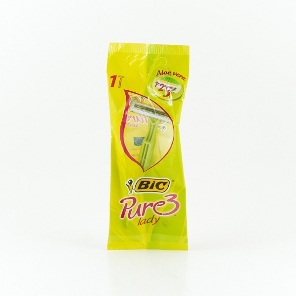 Bic Pure3 Lady Razor 3 Blade Aloe Vera - BIC - Skin Care - in Sri Lanka