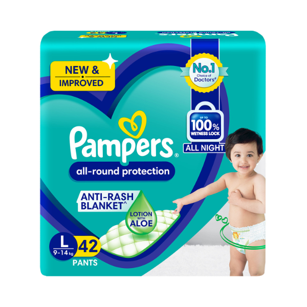 Pampers Baby Pants Large 38'S - PAMPERS - Baby Need - in Sri Lanka