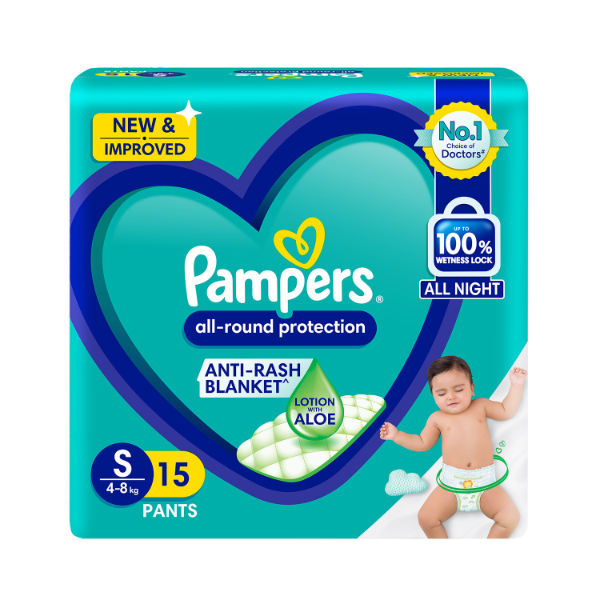 Pampers Baby Pants Small 15'S - PAMPERS - Baby Need - in Sri Lanka