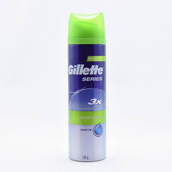 Gillette Shaving Gel Sensitive Skin 195G - GILLETTE - Toiletries Men - in Sri Lanka
