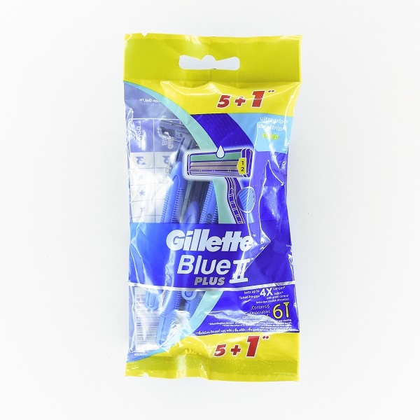 Gillette Blue Ii Plus Razor 5+1 - in Sri Lanka