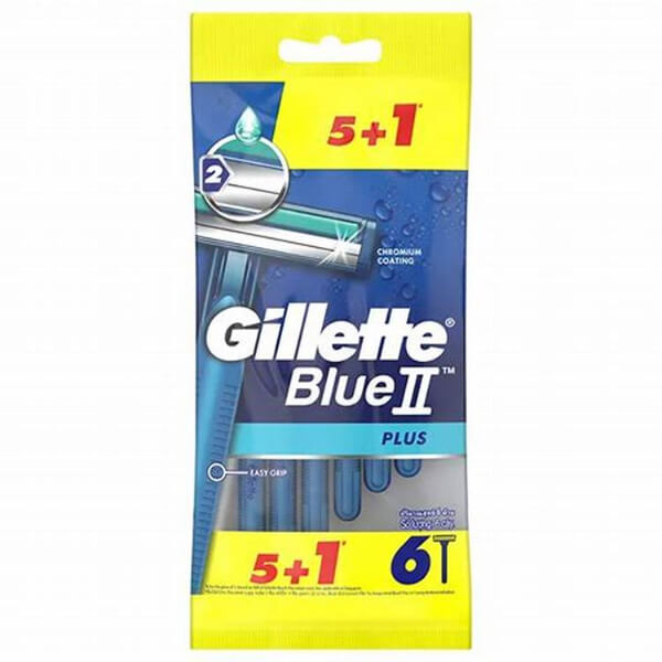 Gillette Blue Ii Plus Razor 5+1 - GILLETTE - Toiletries Men - in Sri Lanka