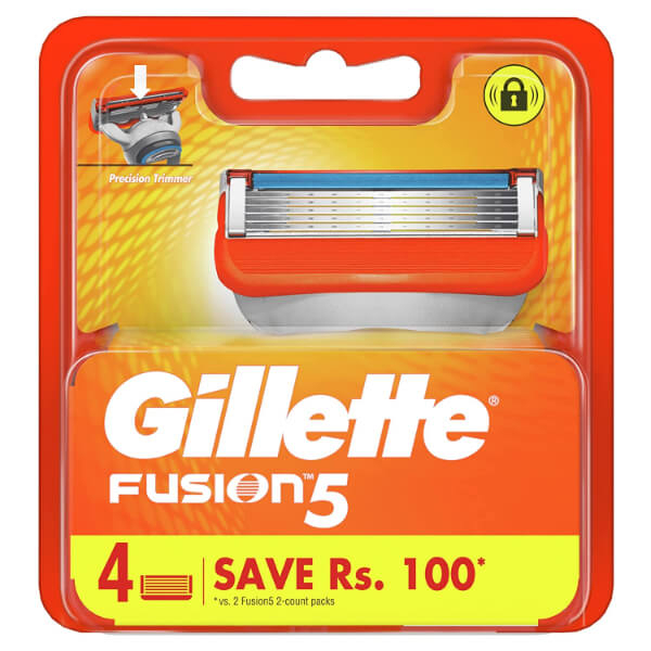 Gillette Fusion Cartridges 4S - in Sri Lanka