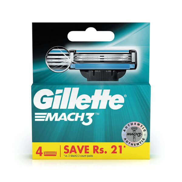 Gillette Mach 3 Cartridges 4S - GILLETTE - Toiletries Men - in Sri Lanka