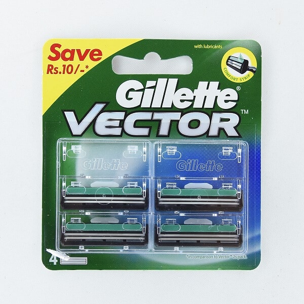 Gillette Vector Cartridges 4S - in Sri Lanka
