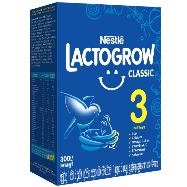 Lactogrow Classic 3 Milk Powder 300G - in Sri Lanka