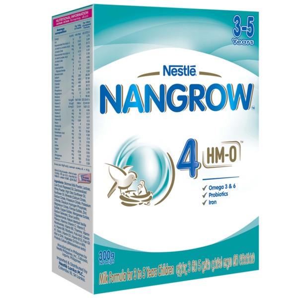 Nangrow 4 Hm-O Milk Formula 3-5 Years 300G - NAN - Baby Food - in Sri Lanka