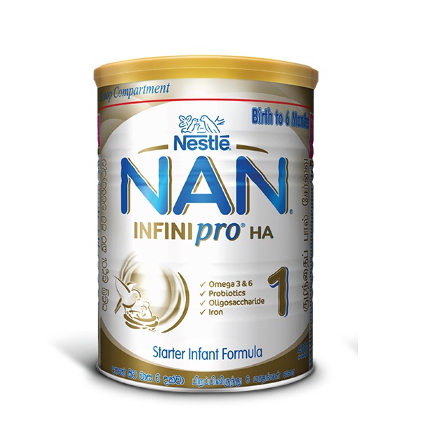 Nan Infini Pro Ha1 Starter Infant Formula 0-6 Months 400G - NAN - Baby Food - in Sri Lanka