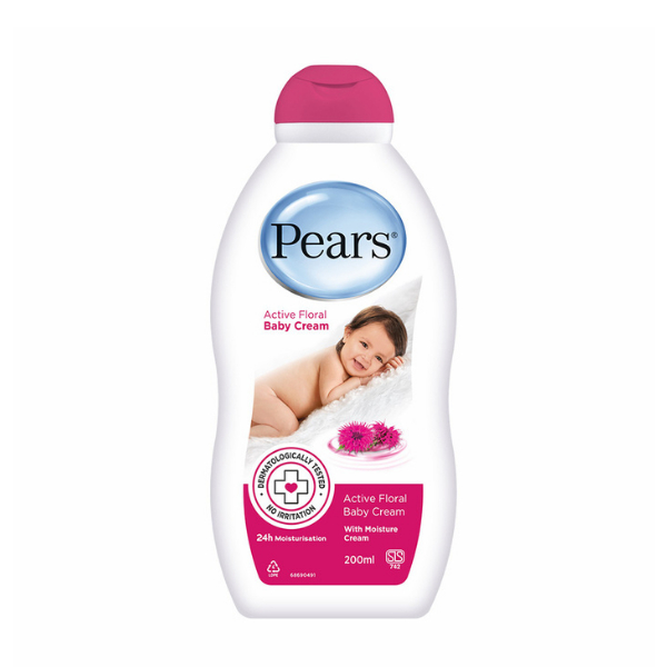 Pears Baby Cream Active Floral 200Ml - PEARS - Baby Need - in Sri Lanka