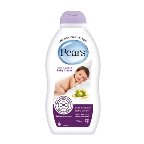 Pears Baby Cream Pure And Gentle 200ml Glomarklk