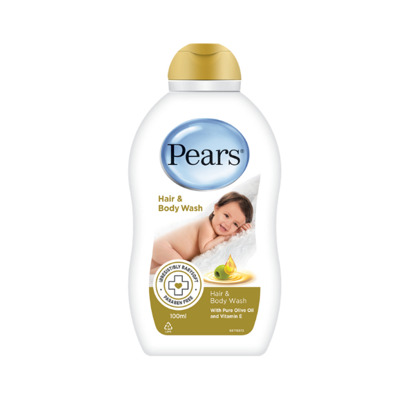 Pears Hair & Body Wash Pure Olive 100Ml - PEARS - Baby Need - in Sri Lanka
